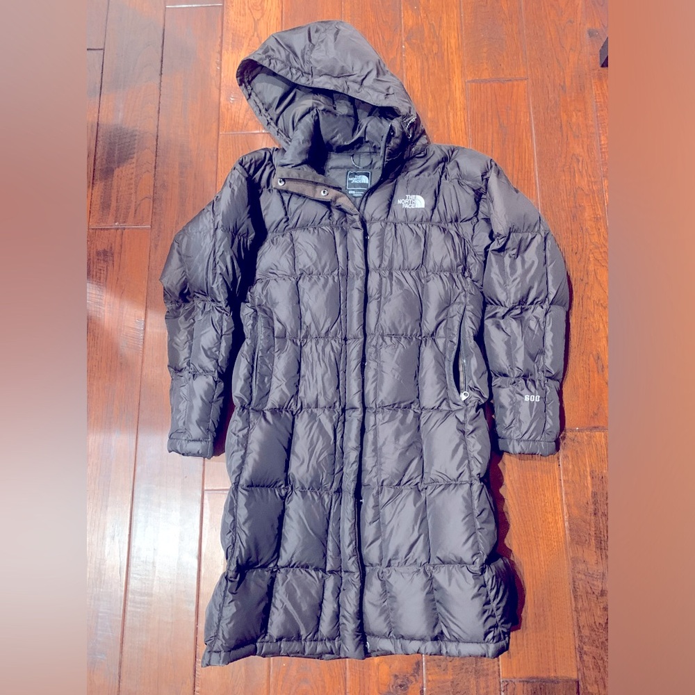 The North Face Black Long Puffer Coat